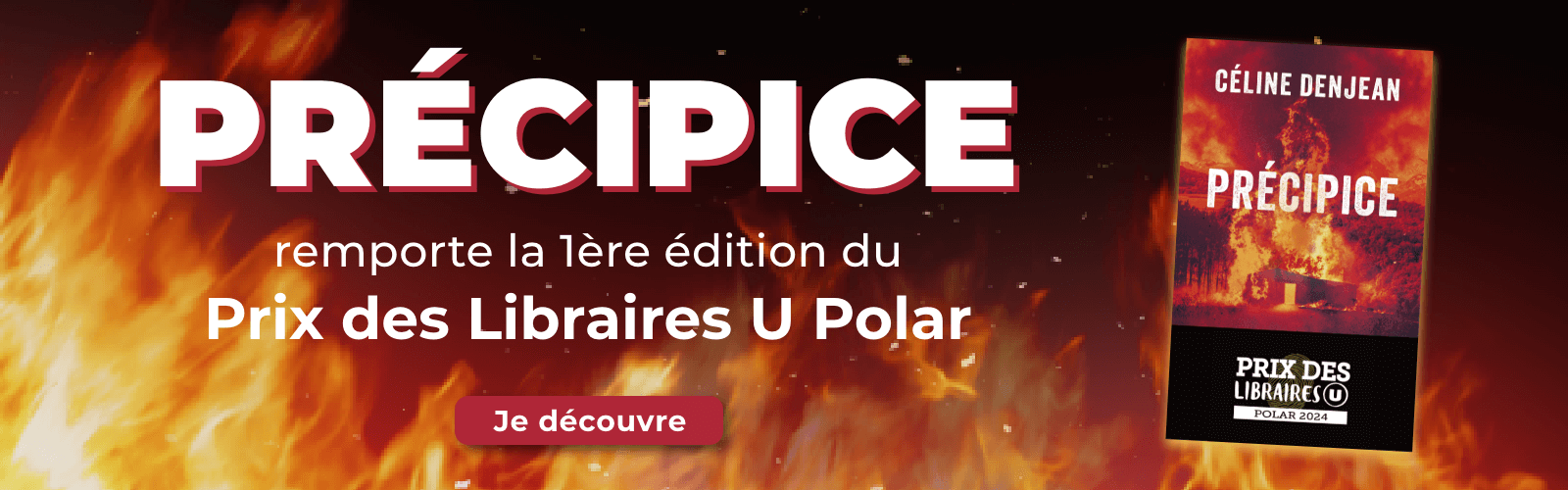 Précipice, prix des libraires U polar